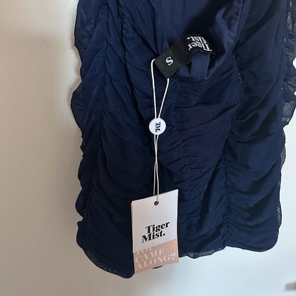 NWT Tiger Mist Navy Kiernan Dress SMALL - Picture 4 of 4